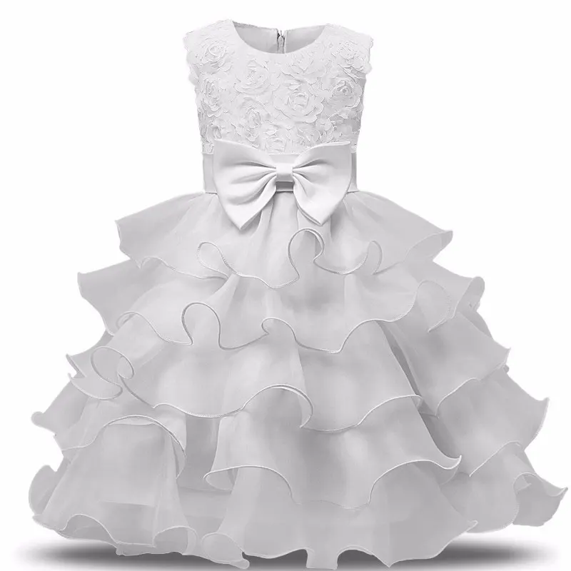 

Fashion Flower Girl Dresses Summer Children Prom Dresses Lace Sleeveless Kids Clothes Girls Party Dress 3-10 Years
