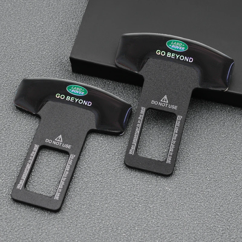 

1/2 Pcs Auto Seat Belt Buckle Auto Emblem Safety Belt Clip Interior Accessories For Land Rover RANGE ROVER LR2 LR3 ROVER Sport