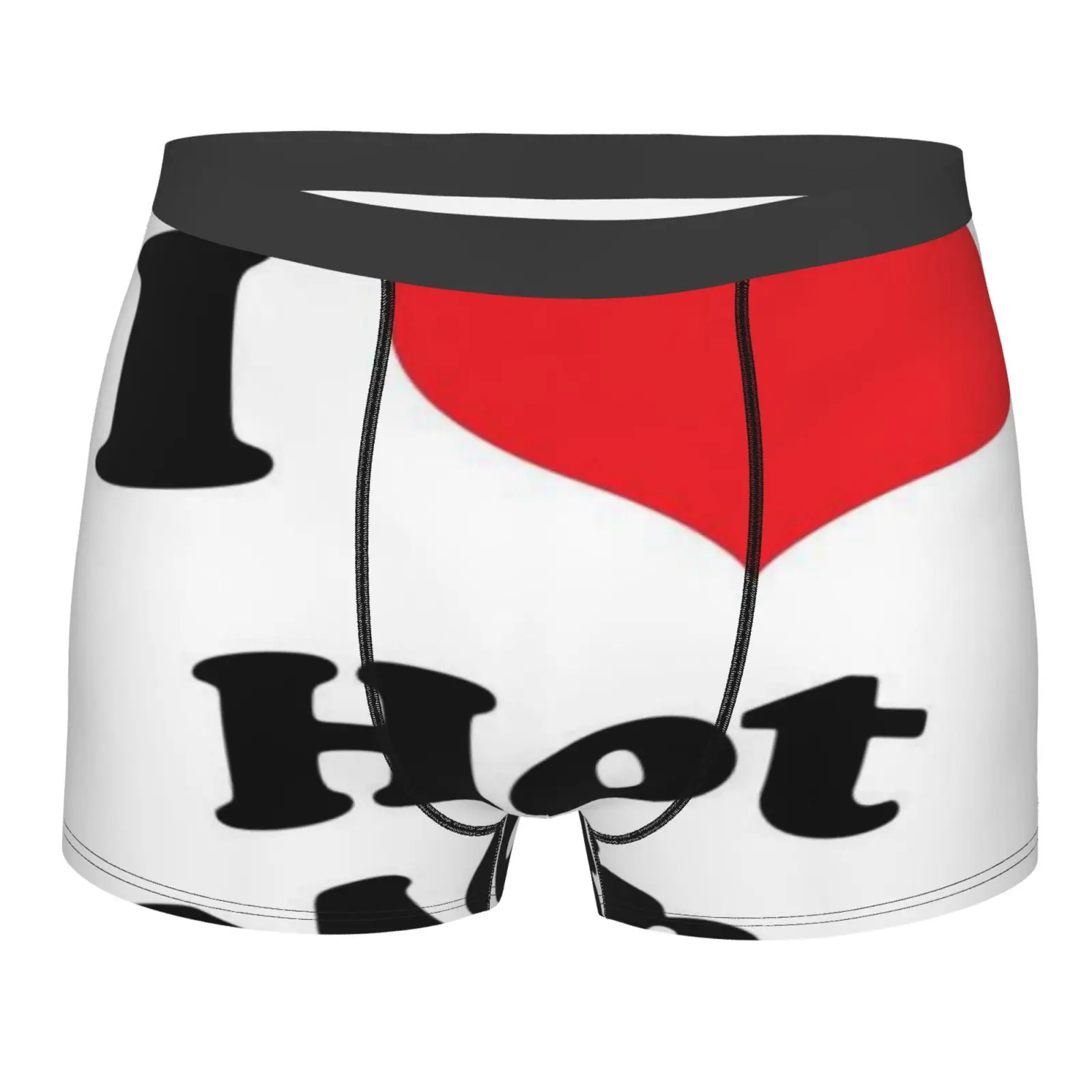 

I Love Hot Moms 1764 Men's Panties Bulk Pouch Men Sexy Underwear Black Boxershorts Men Underwear For Man Mens Lot Junior Girls