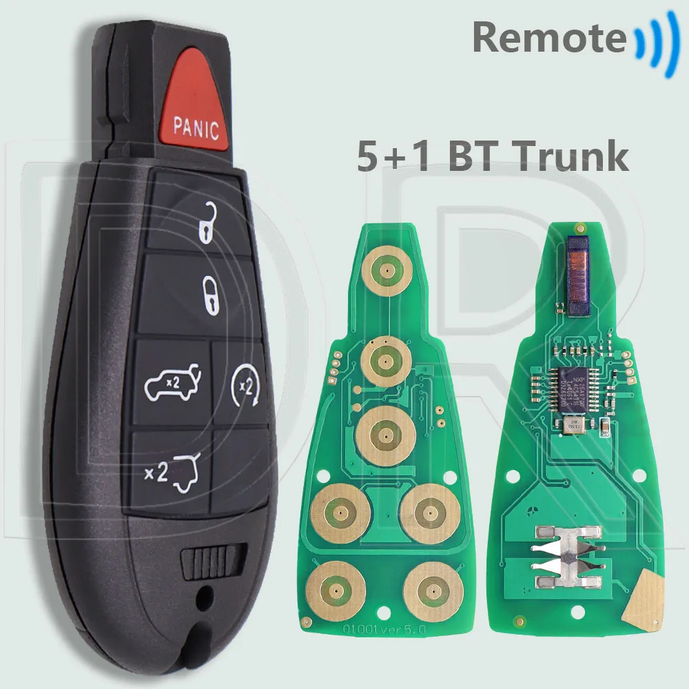 

DR M3N5WY783X ID46 PCF7941 GQ4-53T PCF7961A 433 МГц Автомобильный дистанционный ключ для Jeep Cherokee Dodge Caravan RAM Chrysler Town & Country