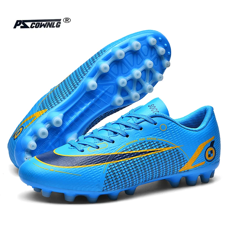 

NEW Arrival High Quality Soccer Shoes TF/FG Training Football Sneakers Ultralight Non-Slip Turf Soccer Cleats Chuteira Campo
