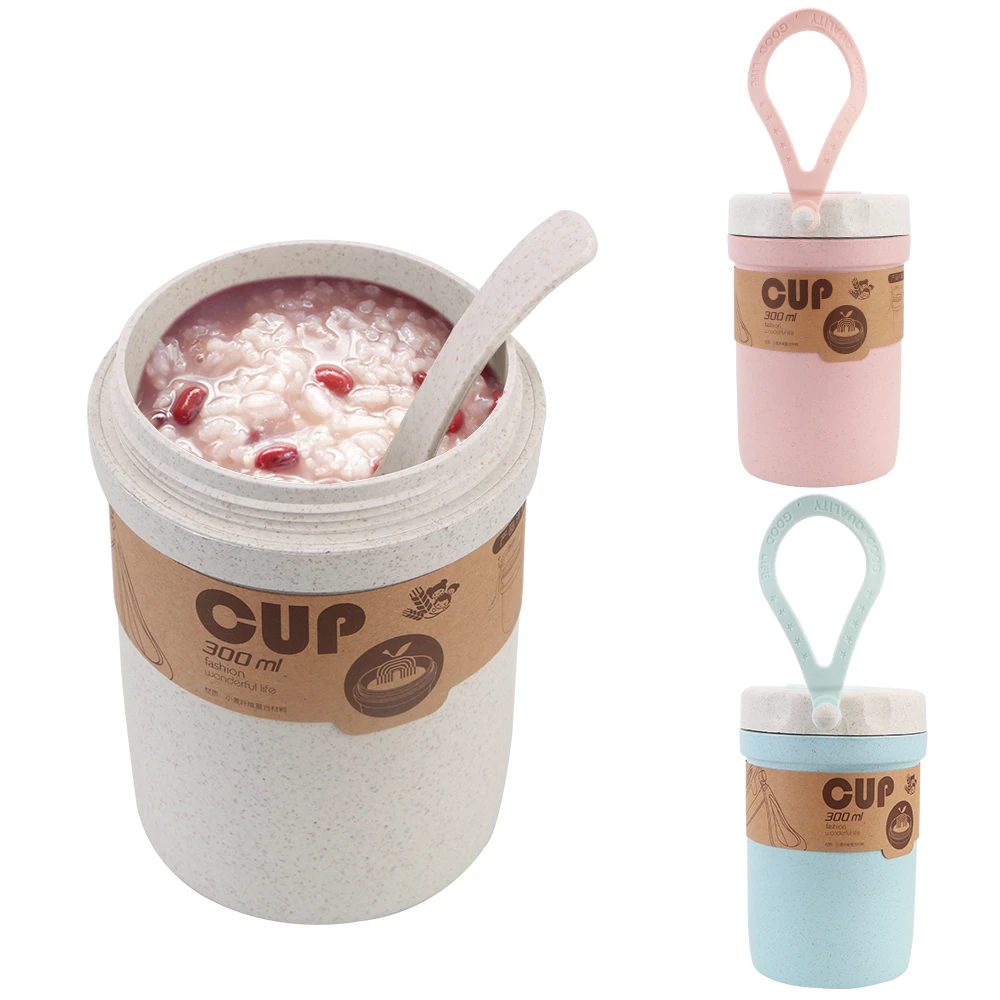 

Soup Container Lunch Cup Bento Box Accessories Round Food Breakfast Sealed Leakproof Microwavable Drink Dessert Milk Cups