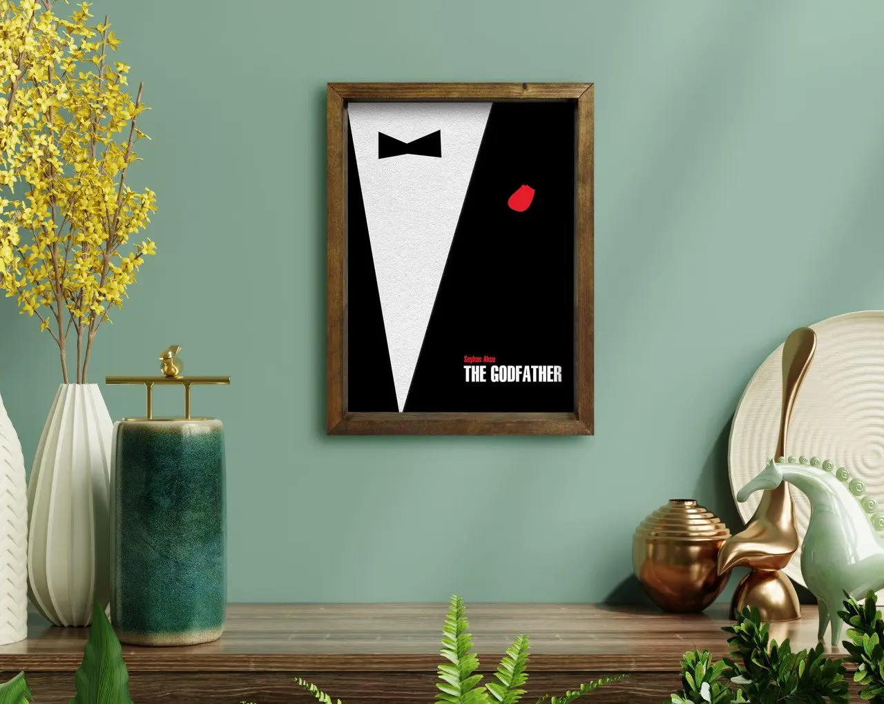 

BK дома İsme пользовательские Крестный отец дизайн натурального дерева защелка Tablo-12 специальная конструкция друзей подарок для влюбленных, с...