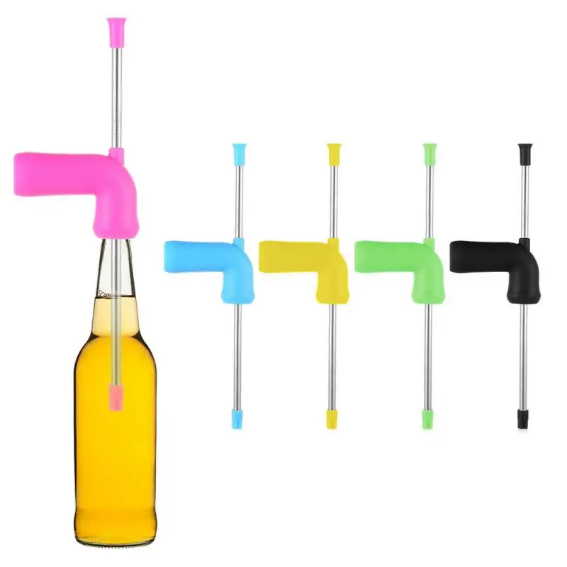 

32cm Beer Snorkel Straw Beer Bong Funnel Slammer Double Snorkel Drinking Beer Bar Tools Festivals Party Dispenser Beer Brewing