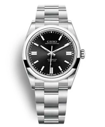 

Automatic Mechanical Watch Mens Women Lady Sky Blue black