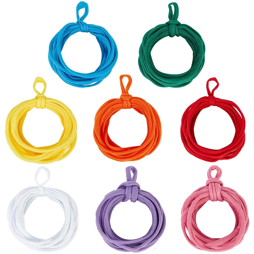 

96 Pcs 8 Colors Potholder Loops Elastic Weaving Loom Loops Multiple Colors Craft Loops Refil for DIY Crafts Supplies