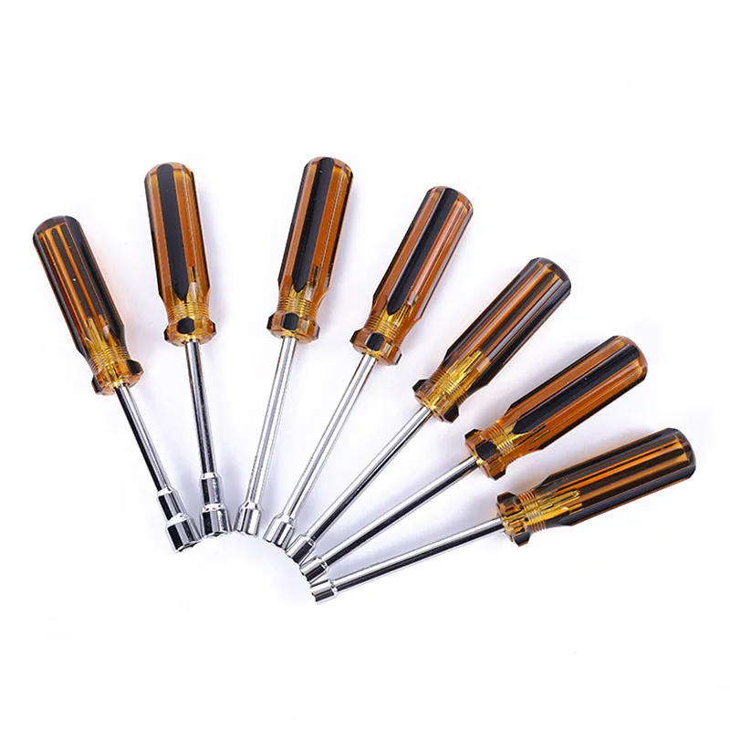 

1PC Outer Hexagon Socket Screwdriver Nut Wrench 5 6 7 8 9 10 5.5mm Torque M3 M4 Screwdriver Sleeve Screwdriver