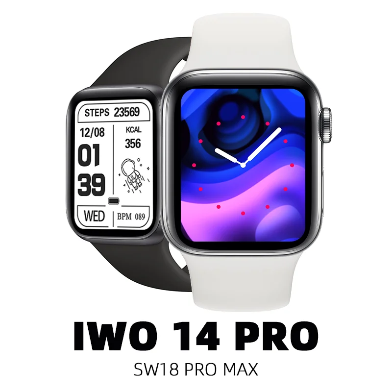 

2022 IWO Sw18 Pro Max оригинальные Смарт-часы Серия 7 Bluetooth Вызов пользовательские циферблаты пульсометр спортивный трекер Мужские Женские Смарт-час...
