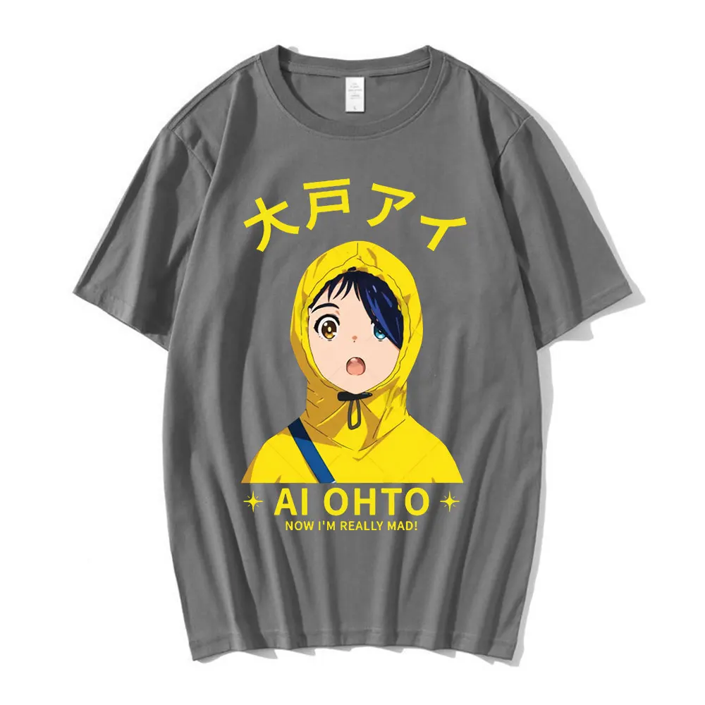Футболка с аниме чудо-яйцо приоритет принтом Ai Ohto Мужская Женская Милая футболка