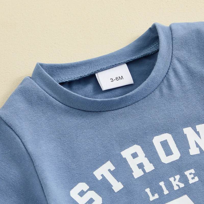 Kupretty одежда для маленьких мальчиков летняя футболка малышей Топы джоггеры