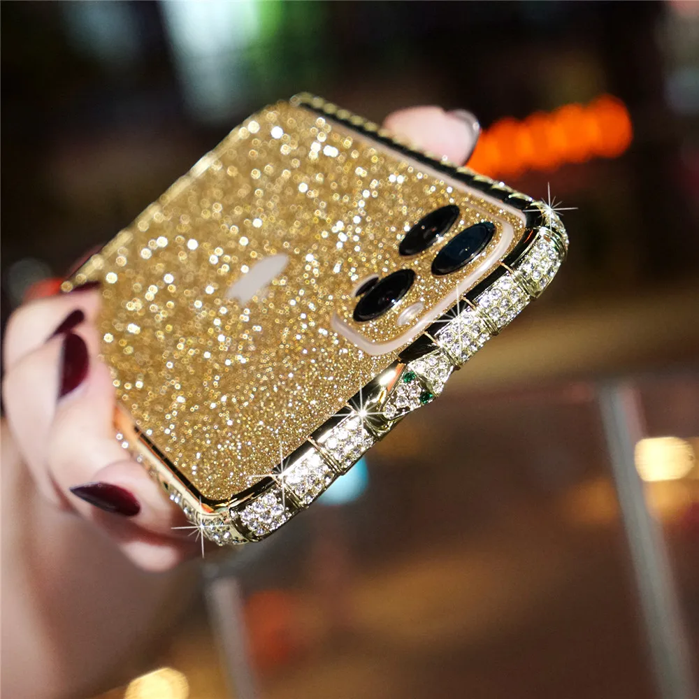 Brokat diamentowy metalowy zderzak skrzynka dla iPhone 11 12 Mini 13 Pro 14 Pro Max X Xr Xs Max 6 7 8 14 Plus skrzynka Rhinestone Bling okładka 4 Brokat diamentowy metalowy zderzak skrzynka dla iPhone 11 12 Mini 13 Pro 14 Pro Max X Xr Xs Max 6 7 8 14 Plus skrzynka Rhinestone Bling okładka 4
