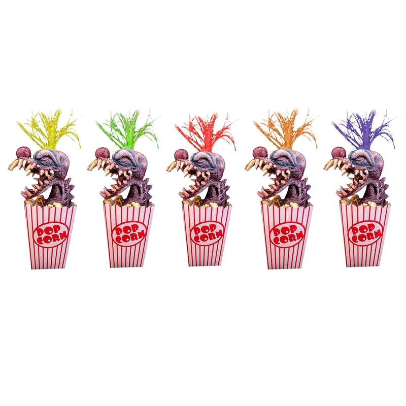 

Статуя клоуна из попкорна, фигурка, декор для Хэллоуина, украшение, страшный фильм, призрак, лицо, декор для Хэллоуина