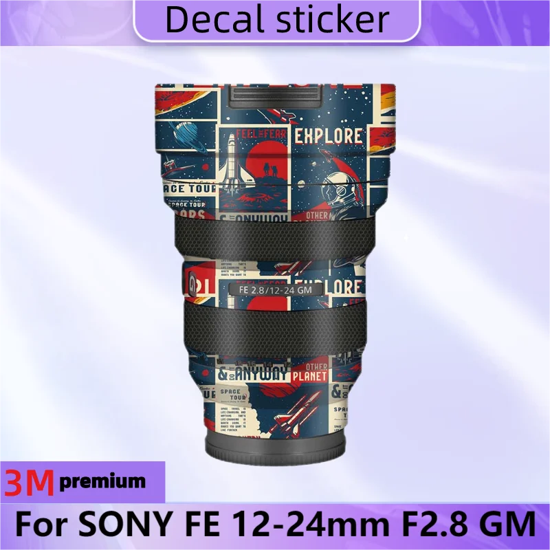 Для SONY FE 12-24 мм F2.8 GM наклейка на объектив защитная кожу пленка защита от царапин