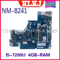 klkj nm b241 laptop motherboard for lenovo ideapad 320 15ikb 320 15isk original mainboard 4gb ram i5 7200u gm