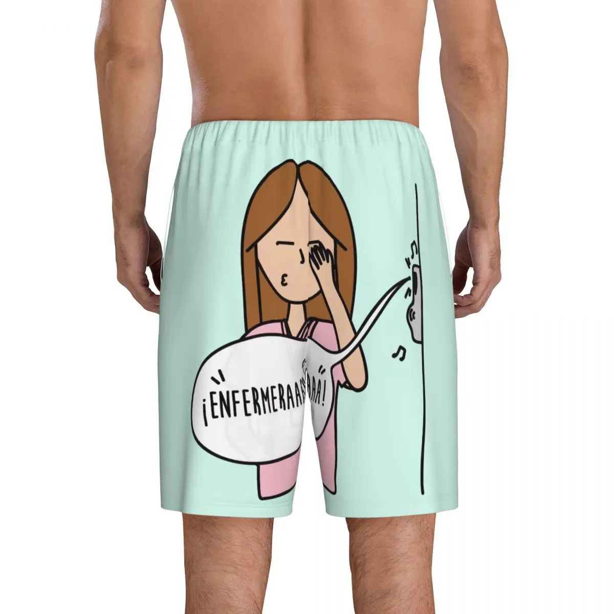 Пижамные шорты с принтом на заказ одежда для сна карманами врачей медсестер