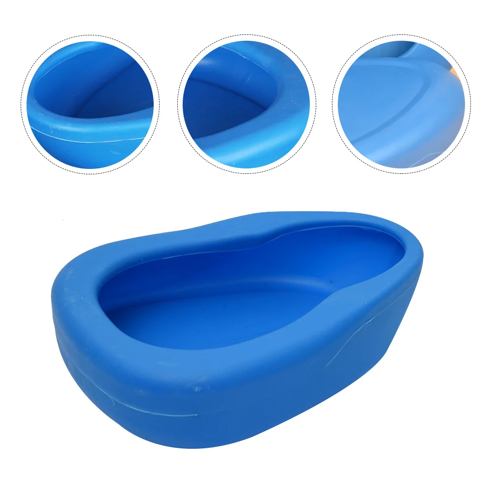 

Portable Bed Urinal Plastic Bedpan for Bedridden Patient (Blue)