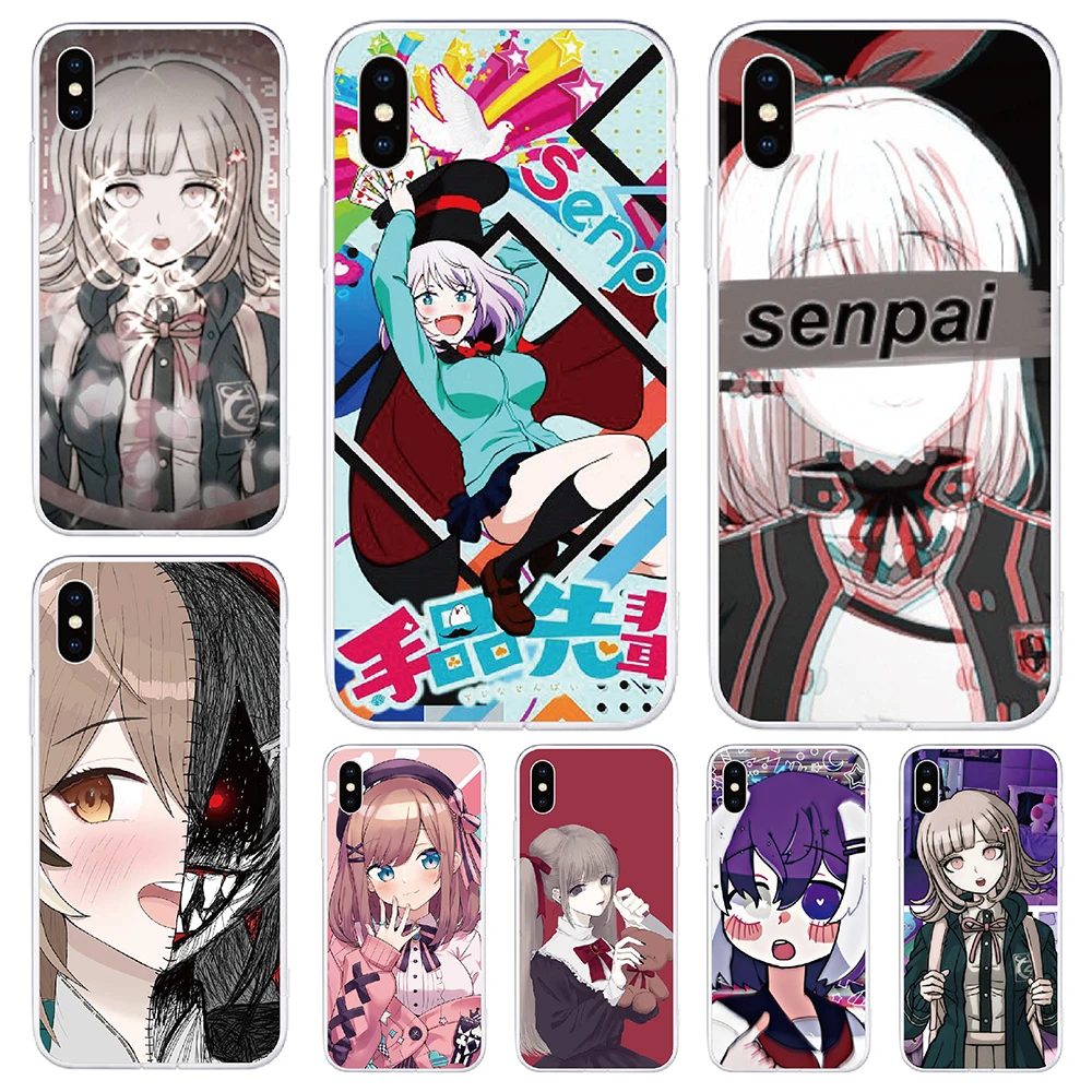 

Phone Case For Infinix Hot 9 Play 6 Pro S5 S4 Note 8 3 2 Zero 8 5 Smart 5 3 Plus Soft TPU Japan Anime Senpai Back Cover