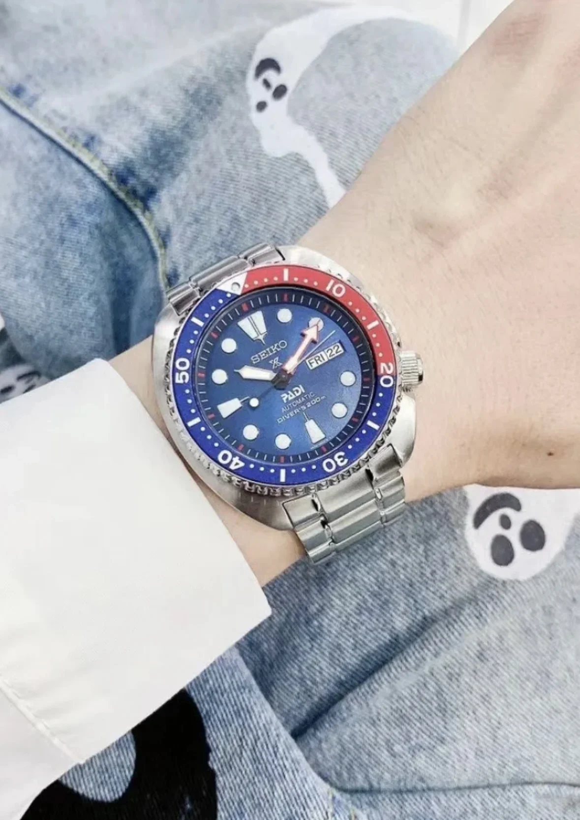 Фото Часы SEIKO 5, оригинальные, 100% SPRE99K1 PROSPEX, спортивная серия, мужские часы с двойным календарем, роскошные модные деловые водонепроницаемые наручные часы №2