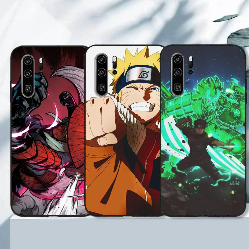 

Naruto Sasuke Anime Cartoon Phone Cases For Huawei Honor P30 P40 Pro P30 Pro Honor 8X V9 10i 10X Lite 9A 9 10 Lite Back Cover