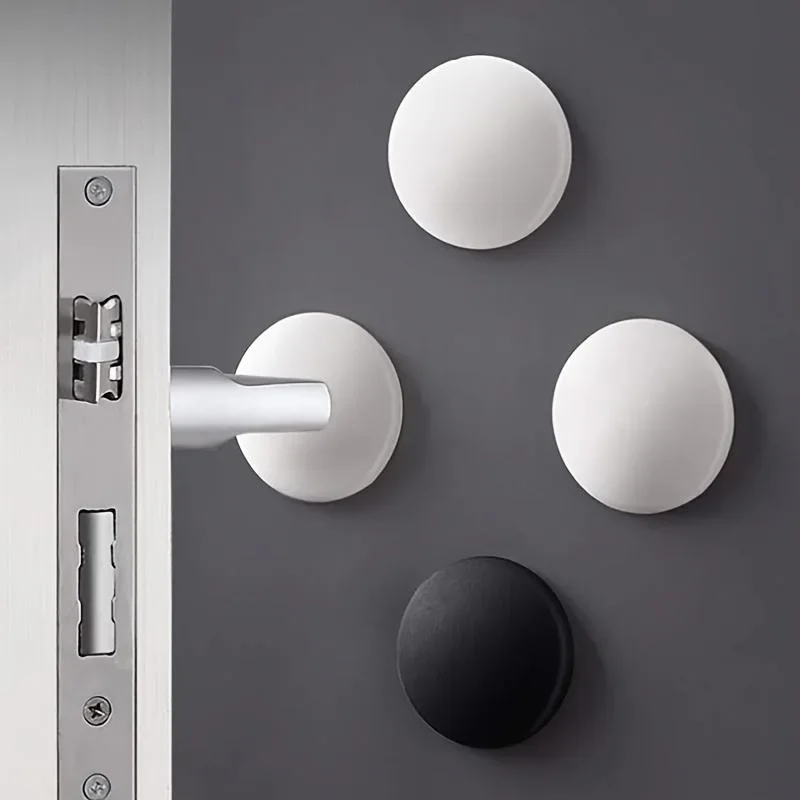 Door Stop Anti-collision Silicone Handle Self-adhesive Silent Shockproof Protective Mat Security-protection Bloc Porte Home
