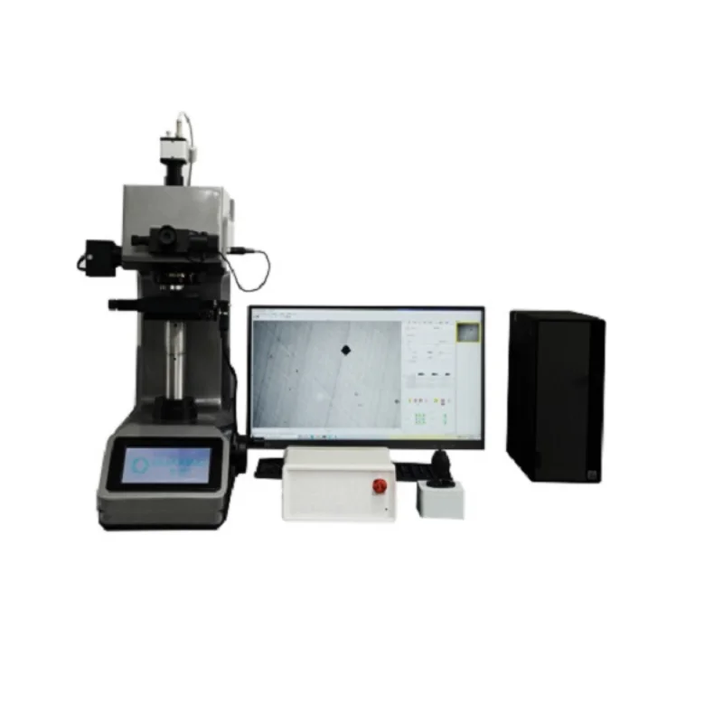 

Fully Automatic Turret Micro Hardness Tester 7MHXZD-1000A Test force 10,25,50,100,200,300,500,1000gf Automatic turret Automatic