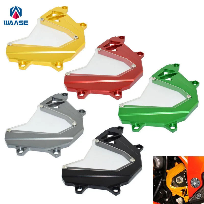 

waase For Kawasaki Z750 Z800 2013 2014 2015 2016 2017 2018 Front Sprocket Chain Guard Cover Left Side Engine