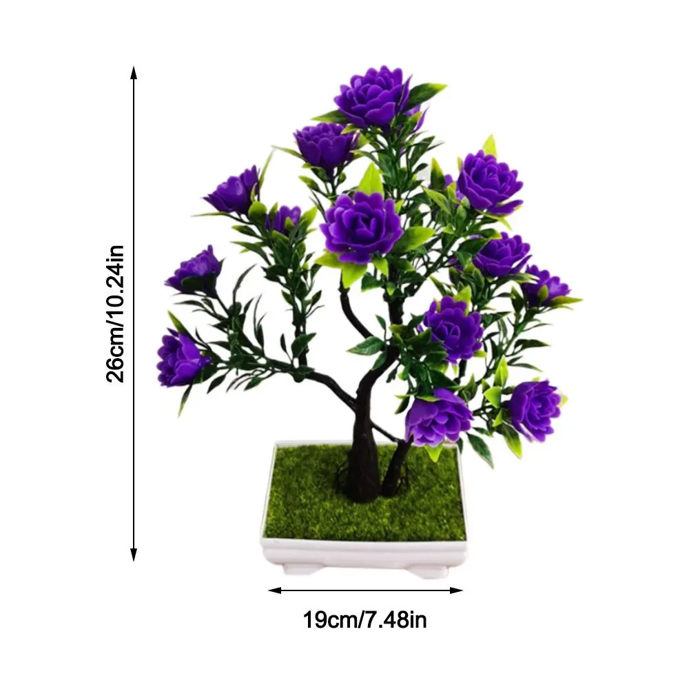 Искусственные растения бонсай маленький горшок для деревьев искусственные