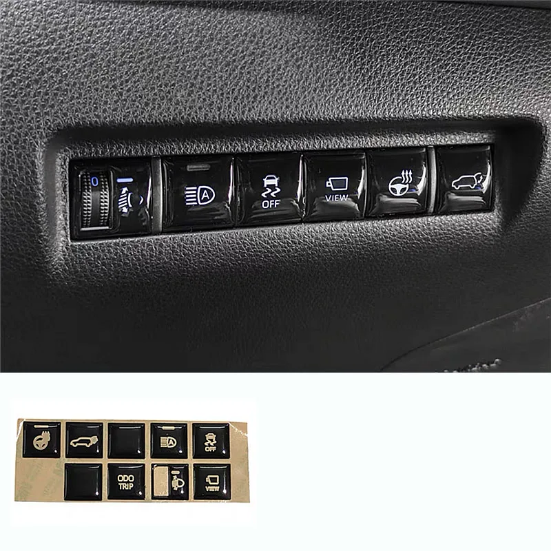 

Аксессуары для автомобильного интерьера, кнопка рулевого колеса, Женская Блестящая защитная накладка для Toyota HARRIER 2021 2022