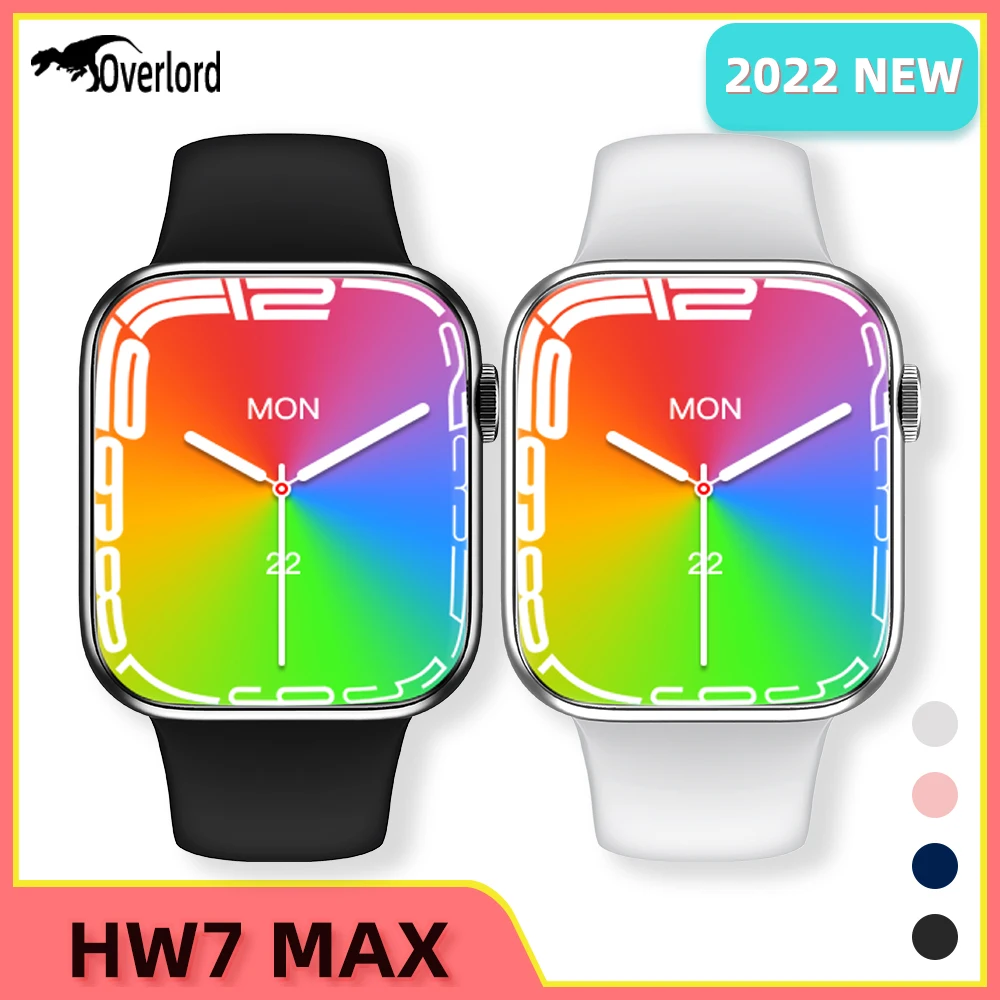 

Newest HW7 MAX Smartwatch Smart Watch with NFC Bluetooth Call Pk Poco Watch HW18 HW22 IWO13 HW57 Pro for Xiaomi Huawei IOS Phone