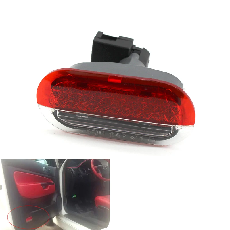 

1J0947411B 1J0947411E For VW Beetle Golf Jetta MK4 1998 2000 1J0 947 411 J Interior Door Courtesy Warning Lamp Light Quality