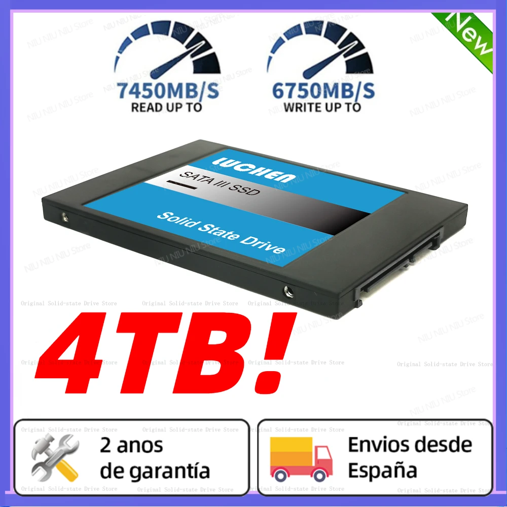 

2023 8TB 2TB Multiple Capacity Options 4TB 1TB SATA 3.0 SSD All-new High-speed, Low-energy Large-capacity Solid State Hard Drive