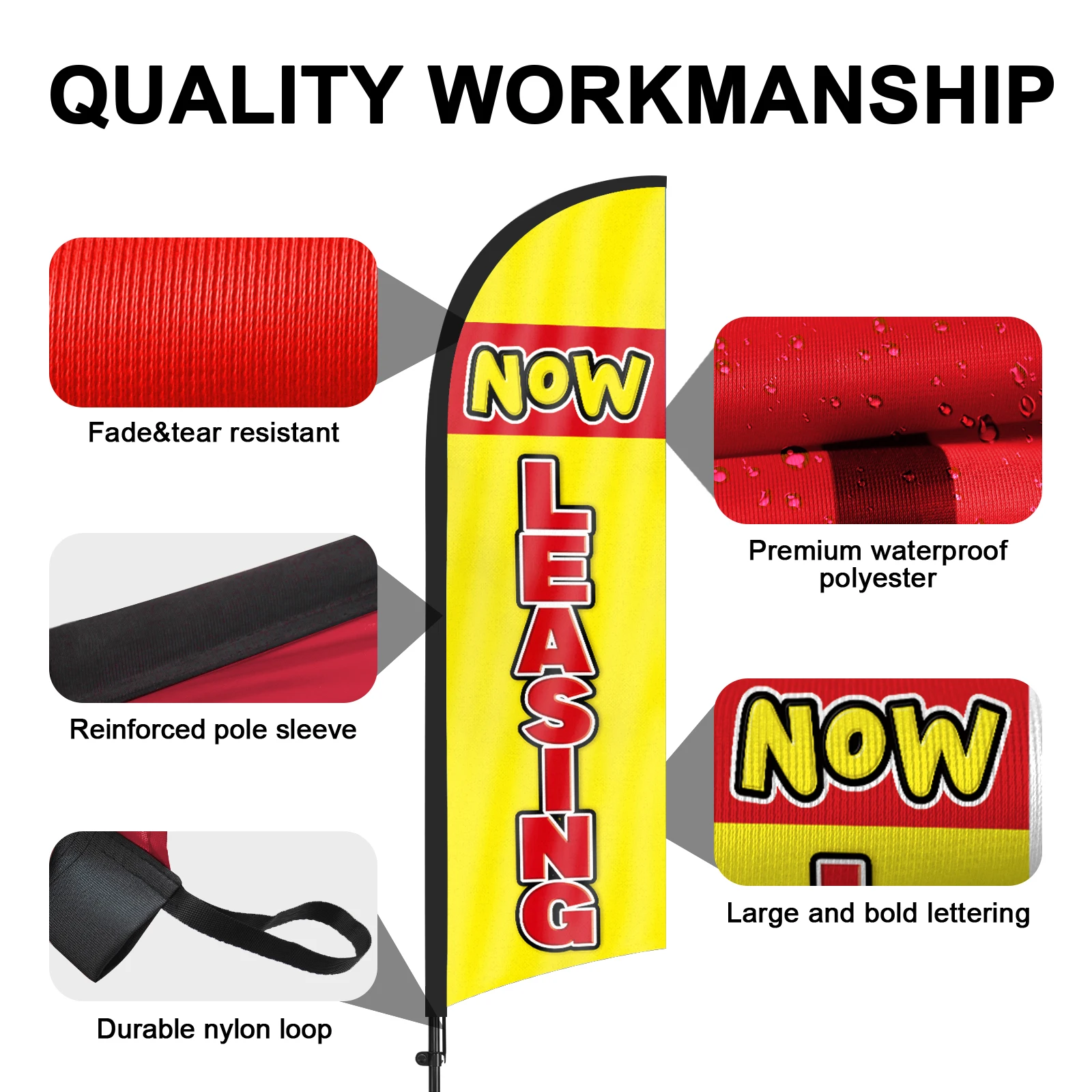 FSFLAG 1 шт. 280 см флаг с перьями и флагштоком рекламное уличное украшение для баннера