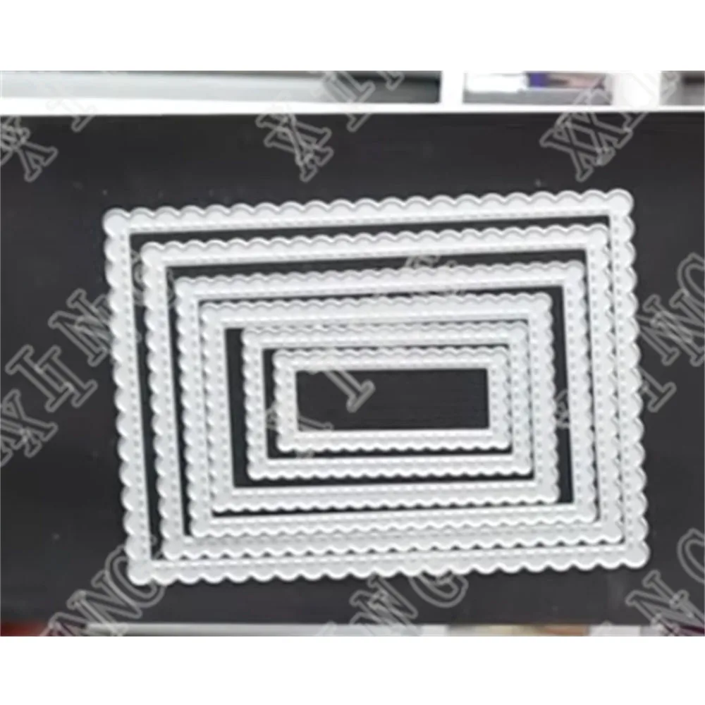 

Wavy Borders Craft Metal Cutting Dies Mold Diy Paper Card Gift Scrapbooking Decoration 2022 Newest Arrival Embossing Template