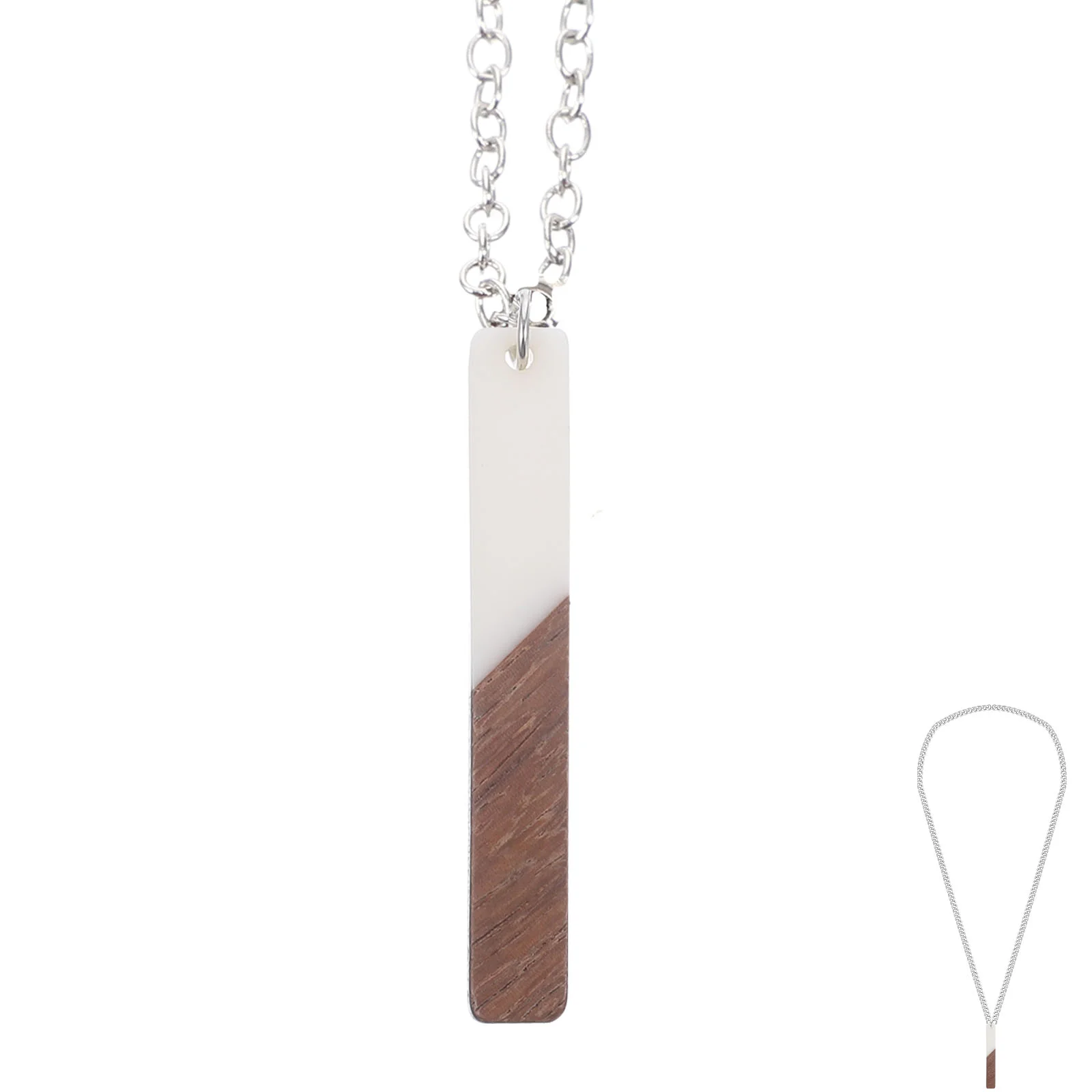 

Necklaces For Girl Rectangular Women Choker Charm Pendant Simple Jewelry Trendy