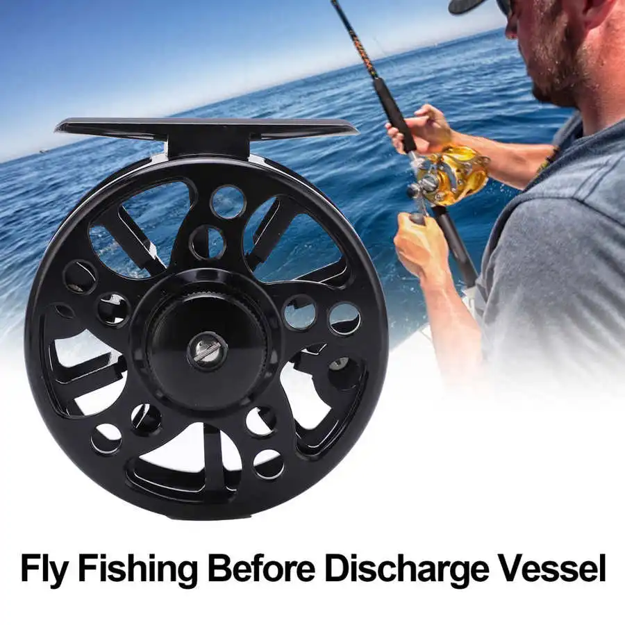 

AP75 CNC Aluminum Alloy Fly Fishing Before Discharge Vessel Reel Lake Ice Fishing Wheel Hard Arm Rocker Fly Fishing Reel