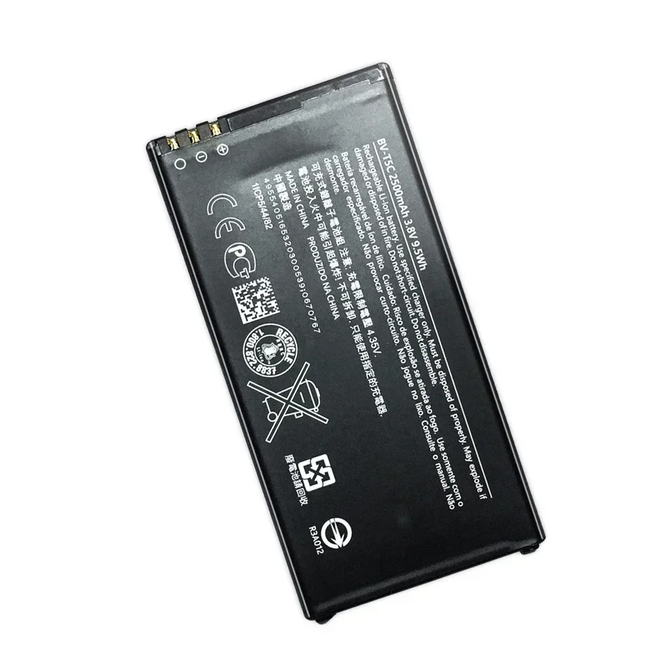 Аккумуляторы для мобильных телефонов 2500 мАч Microsoft Nokia Lumia 640 RM-1109 RM-1113 RM-1072 RM-1073 RM-1077