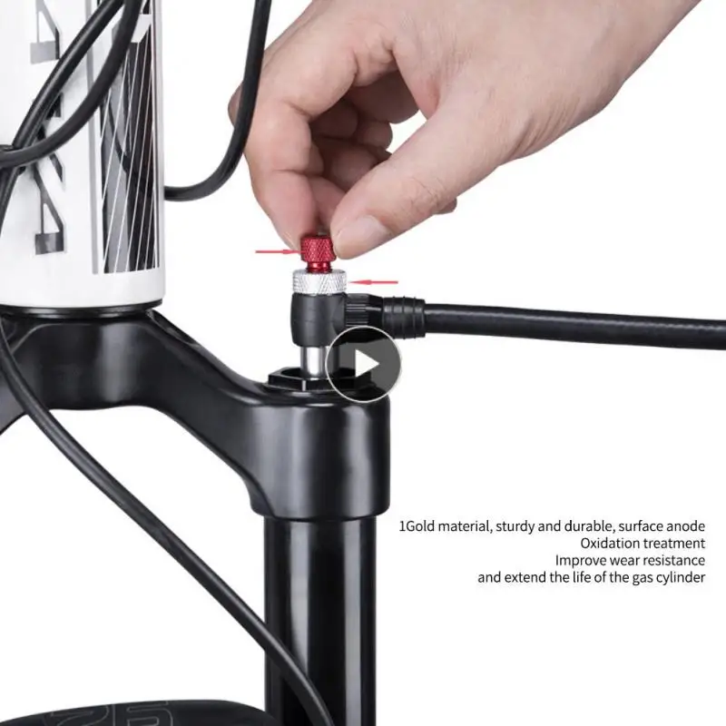 

Outdoor Portable Bike Inflator High-pressure Bicycle Pump Basketball Foot Inflator Shock Carry Inflator Bike Fork Air Pump