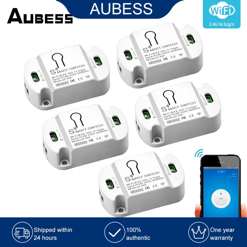 

Breaker Module Tuya Smart Home Wireless Switches Wifi 10a Mini Smart Switch Work With Alexa Google Home Timer Smart Life