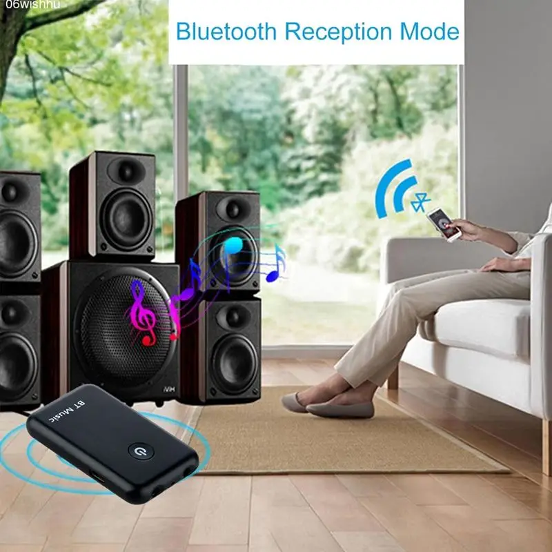 

New 2 In 1 Bluetooth V4.2 Audio Transmitter Receiver Audio Music Adapter