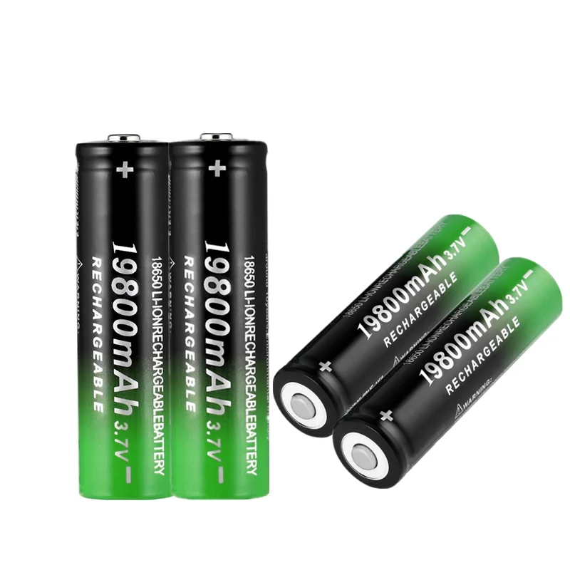 

2021 New 18650 Li-Ion battery 19800mah rechargeable battery 3.7V for LED flashlight flashlight or electronic devices batteria