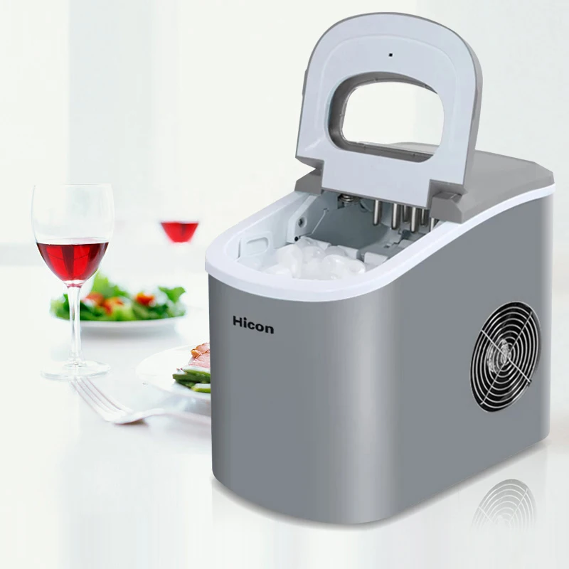 

15kg / 24h Automatic Electric Quick Ice Maker Commercial Household Milk Tea Shop Bar Desktop Portable Ice Cube Making