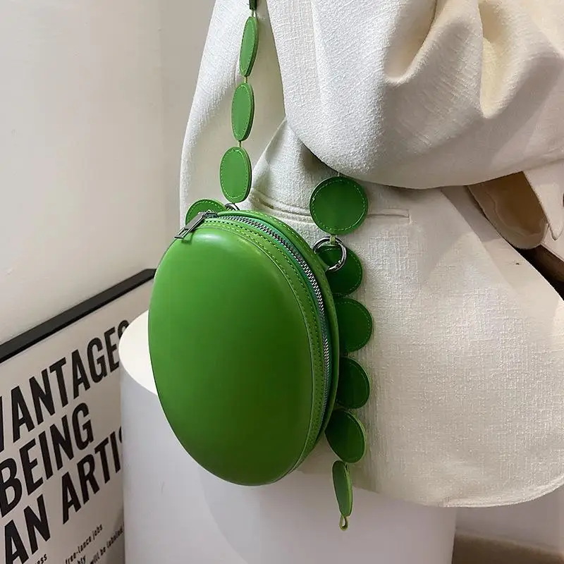 Женская модная сумка-бини из искусственной кожи индивидуальная одноцветная