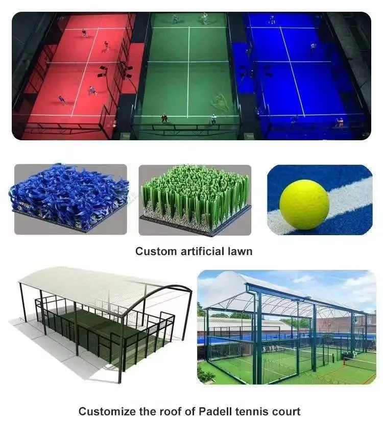 Теннисный корт-клетка XTZPADEL для падела на открытом воздухе с панорамным видом, полный комплект, оптовая продажа, корт для сквоша с закаленным стеклом (art.: 3920dbb9d40dc) - 3920dbb9d40dc