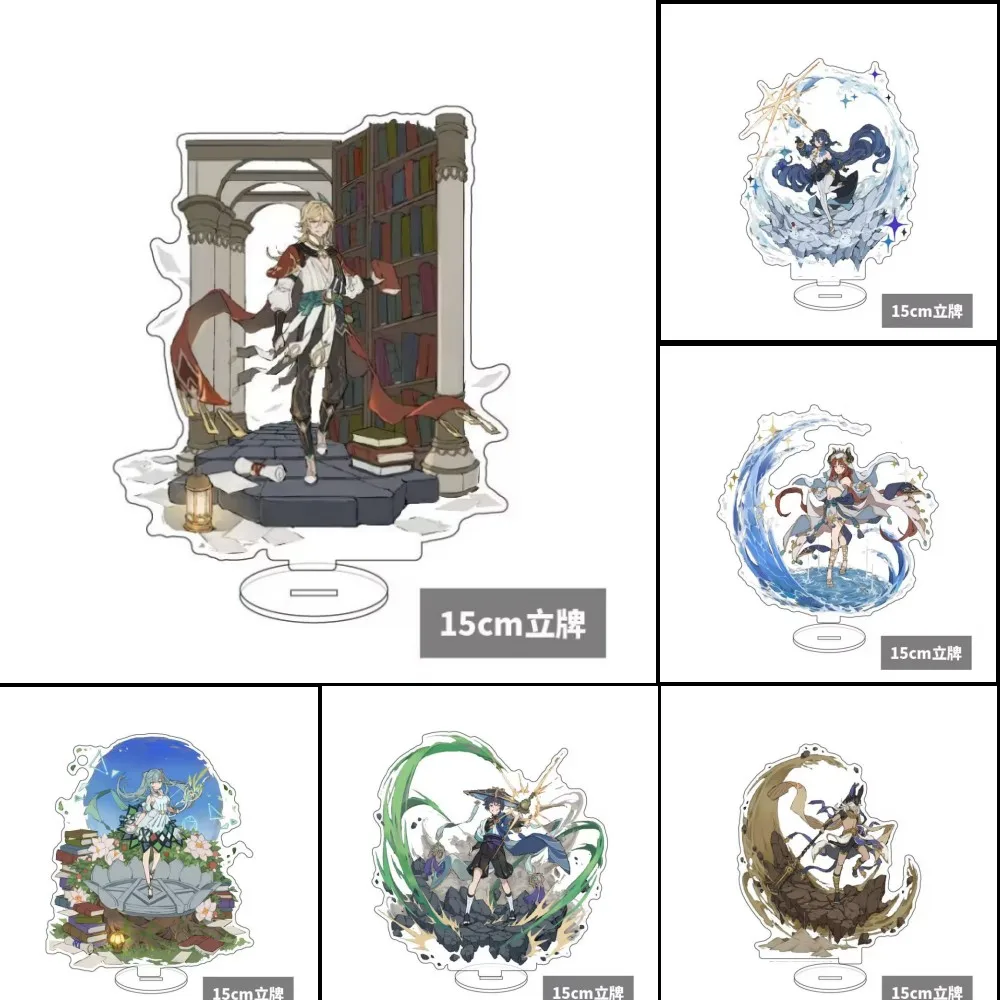 

Anime Figure Genshin Impact Acrylic Stand New Model Plate Desk Decor Sign Props Toy Fans Gifts