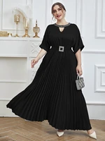 toleen women plus size large maxi dress 2022 summer black luxury designer long chic elegant evening party wedding robe clothing