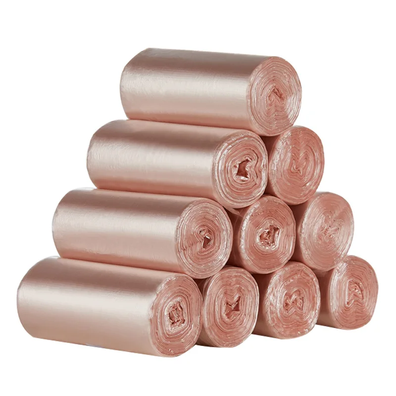 

110pcs/Roll 45x50cm Flat Top Type Disposable Trash Bags Thicker Strength Plastic Bags Household Garbage Bag