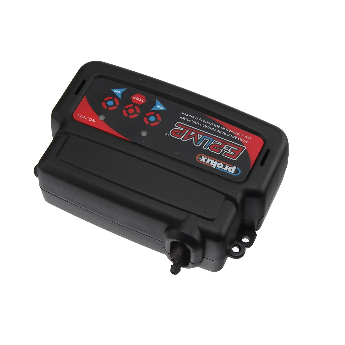 Prolux 1671 Fuel Pump E-Pump Chargeable 6V 1100mAh Ni-MH for Gasoline & Nitro enlarge