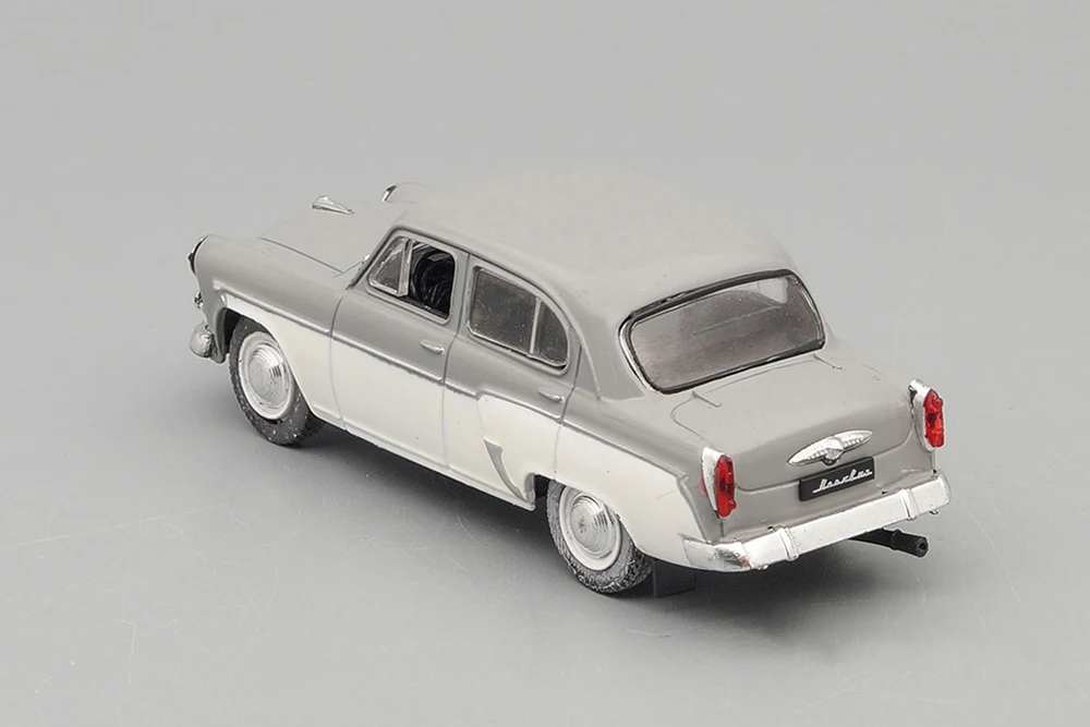 MOSKVICH 407 (USSR RUSSIA) GREY/WHITE | МОСКВИЧ АВТОЛЕГЕНДЫ СССР ЛУЧШЕЕ #4 СЕРО-БЕЛЫЙ Игрушечный