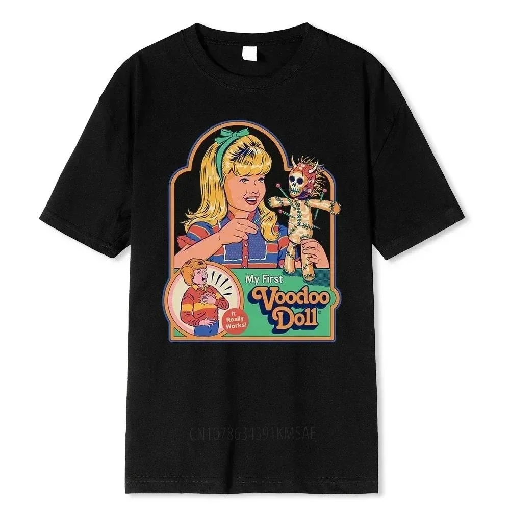 Футболка мужская с принтом из мультфильма ужасы модная тенниска хлопка