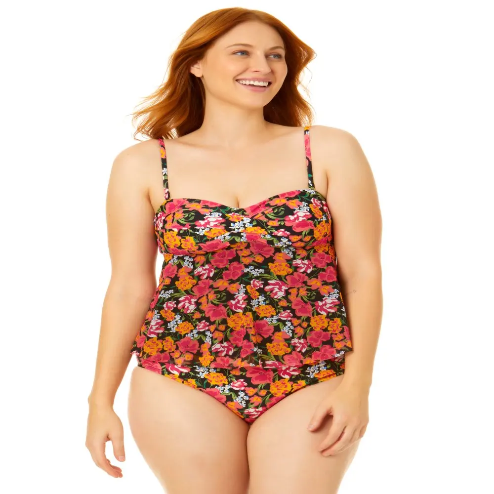 

Женский и женский купальник HMCN с цветочным принтом